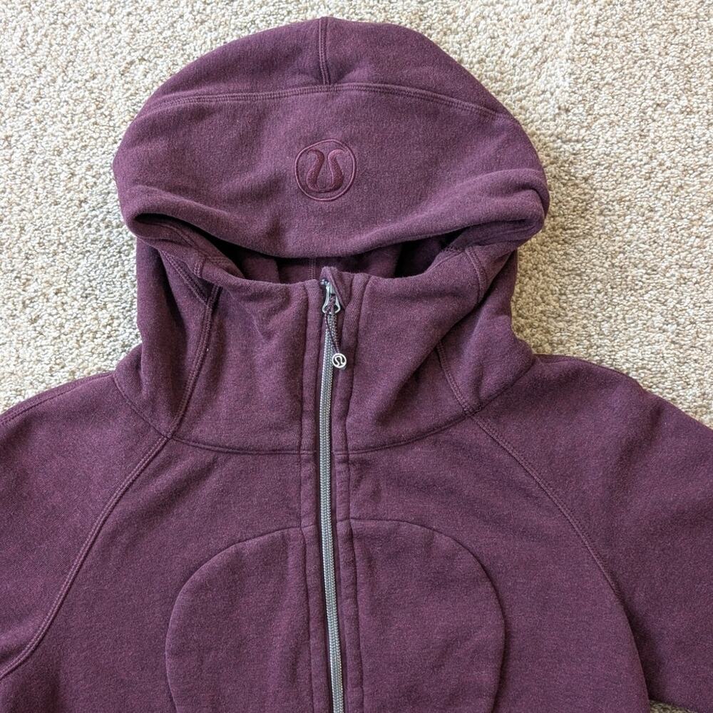 Lululemon Athletica Scuba Hoodie Full Zip Purple 6 Small/Medium - Picture 2 of 6